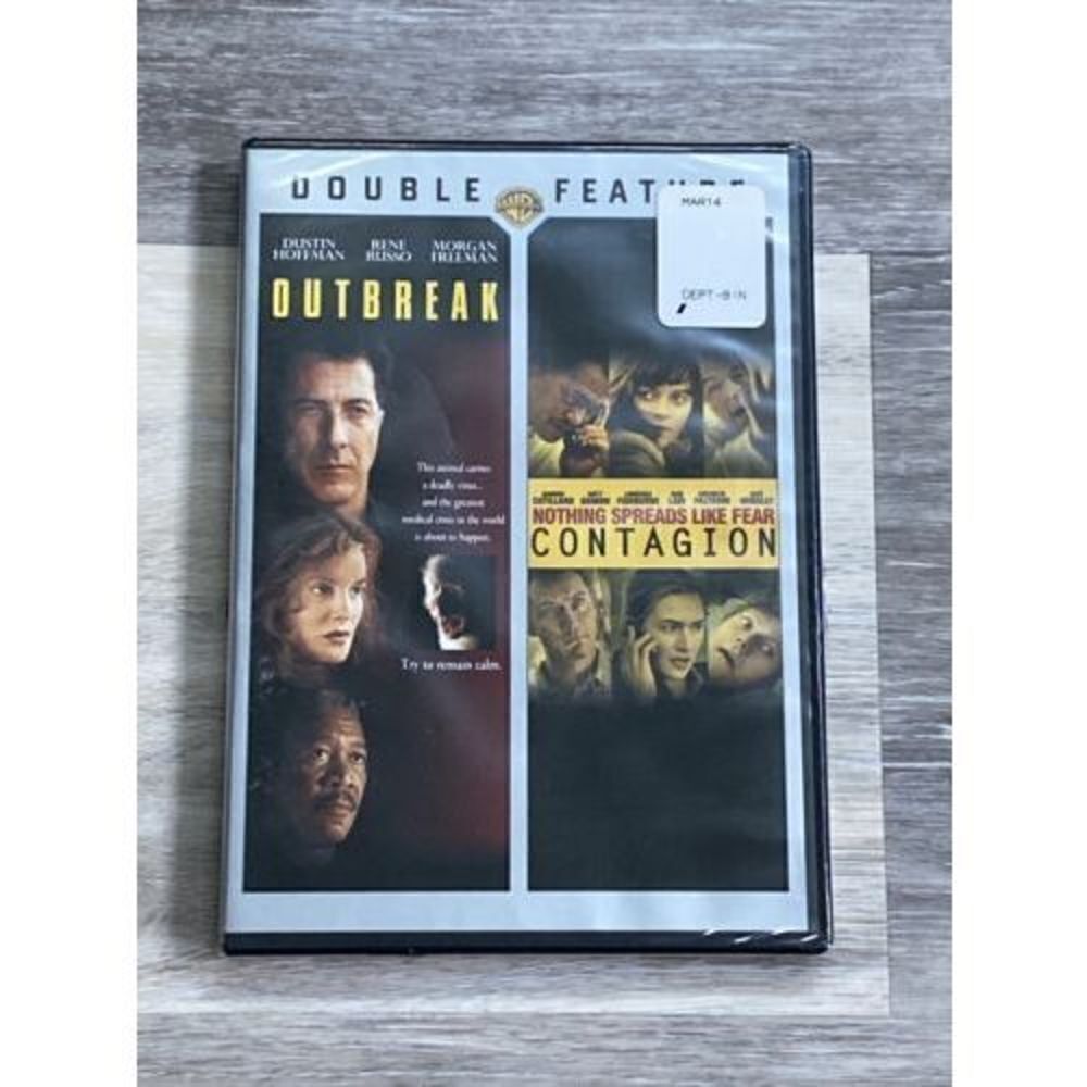 *Contagion / Outbreak Double Feature (DVD) BRAND NEW & SEALED Thriller 2 Pack